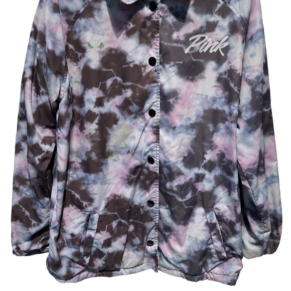 VS PINK Tie Dye Windbreaker Jacket - Picture 4 of 10